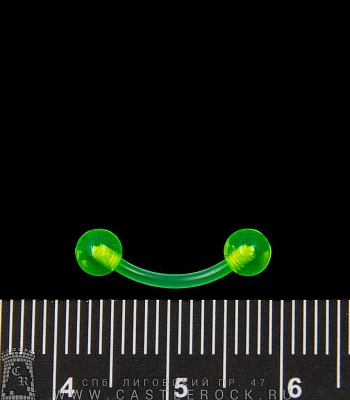 Микробанан Биофлекс с Акриловыми Шариками (зеленый) 1,2 х 10 х 4/4