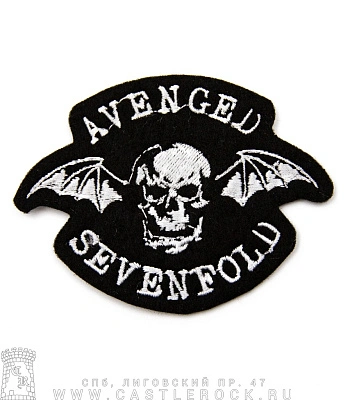 нашивка avenged sevenfold (лого, вышивка)