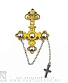 серьга кафф alchemy gothic (алхимия готик) e295 torquemada cross-tegere