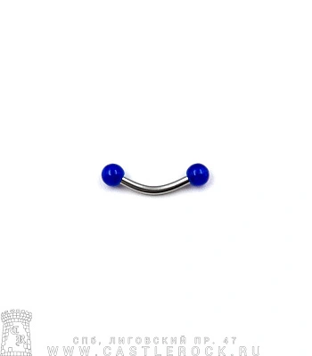 Микробанан Сталь с Акриловыми Шариками (синими) 1,2 х 8 х 3/3