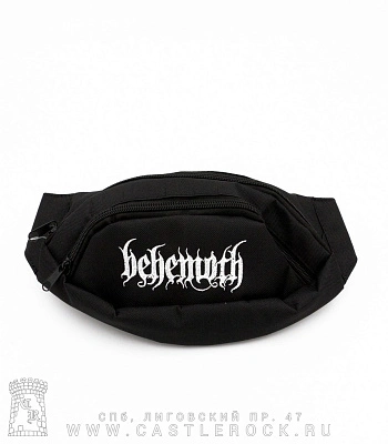 сумка на пояс с вышивкой behemoth