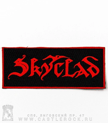 нашивка skyclad (лого красное)