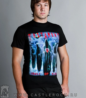 футболка testament "souls of black"
