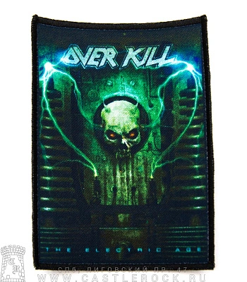 нашивка overkill "the electric age"