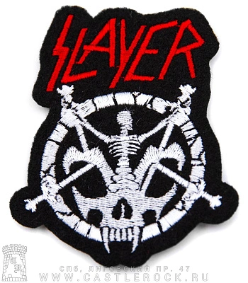 нашивка slayer "divine intervention" (вышивка)