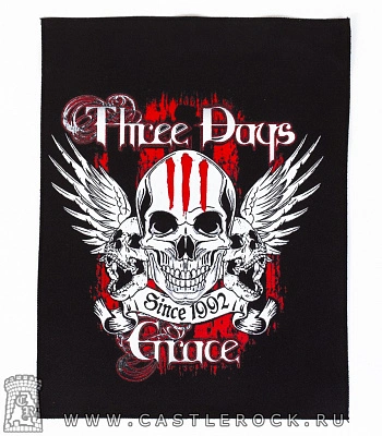 нашивка на спину three days grace "since 1992"