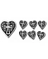пуговицы alchemy gothic (алхимия готик) s8 sacred heart buttons