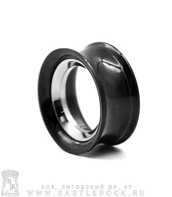 Тоннель Сталь Тонкостенный Черный (комбинированный, с внутренней резьбой) 22 мм