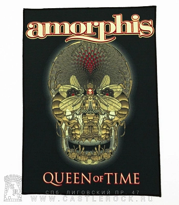 нашивка на спину amorphis "queen of time"