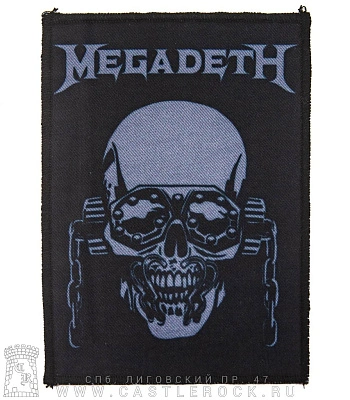 нашивка megadeth vic rattlehead