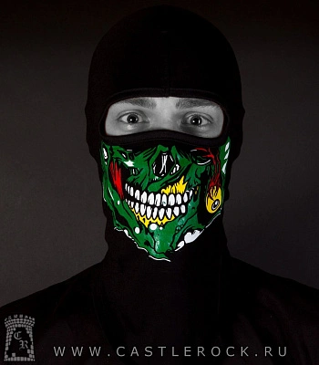 шапка балаклава челюсть зомби