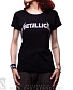 женская футболка metallica (лого)