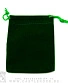 мешочек бархатный зеленый (малый)