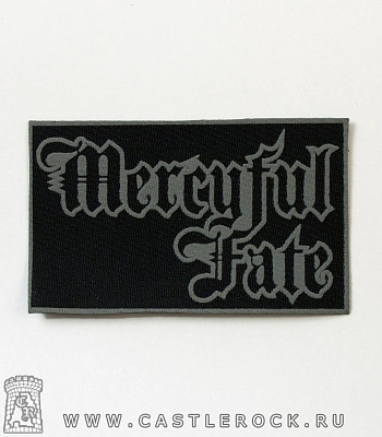 нашивка mercyful fate (лого серое)