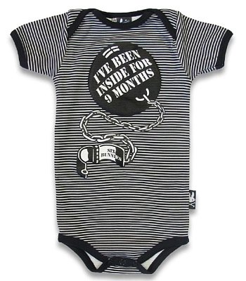 боди детское six bunnies i've been inside for 9 months