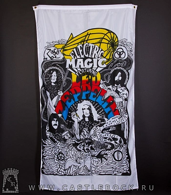 флаг led zeppelin "electric magic featuring"