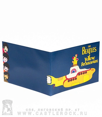 обложка для студенческого билета beatles "yellow submarine"