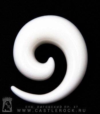 Растяжка Акрил Спираль (белая) 14 мм