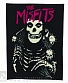 нашивка на спину misfits (скелет)