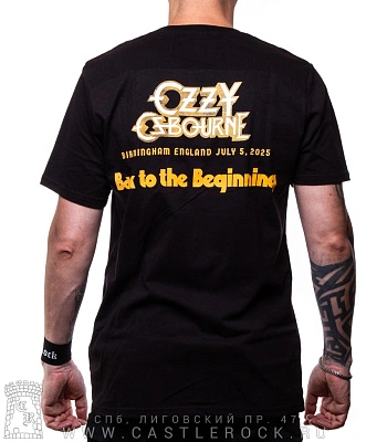футболка ozzy osbourne "birmingham england july 5, 2025"
