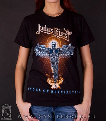 футболка judas priest "angel of retribution"