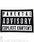 нашивка parental advisory explicit content (вышивка)
