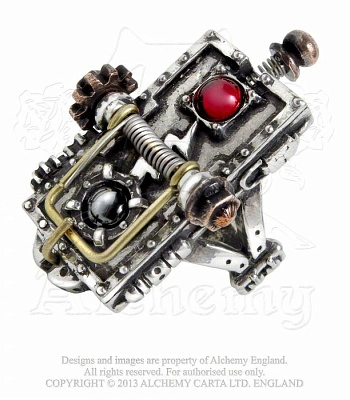 кольцо alchemy gothic (алхимия готик) r189 van helsing kinetic vampire-mosquito trap