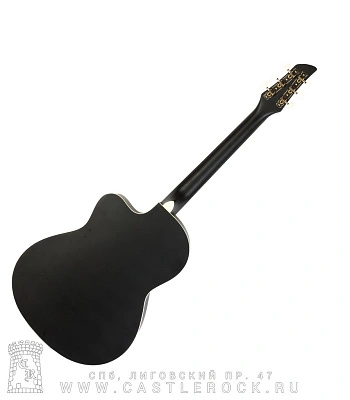 гитара акустическая с вырезом caraya c931-bk (6 струн)