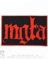 нашивка mgla (лого красное)