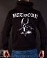 балахон на молнии bathory (козел ч/б)