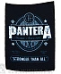 нашивка pantera "stronger than all"