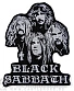 нашивка black sabbath (группа ч/б, вышивка)