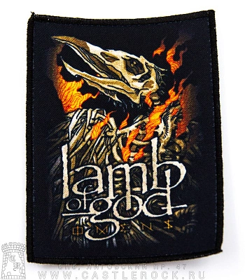 нашивка lamb of god "omens"