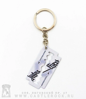 брелок металлический judas priest "british steel"