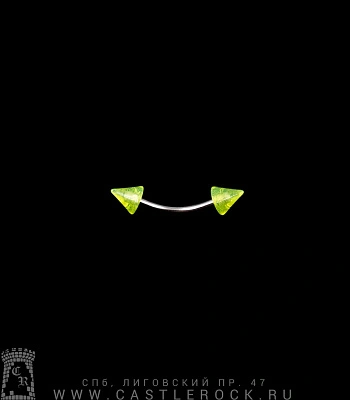 Микробанан Сталь с Акриловыми Шипами (желтыми) 1,2 х 10 х 4/4