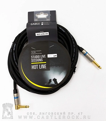 кабель инструментальный hot-6.0sl 6м