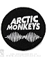 нашивка arctic monkeys (лого, вышивка)