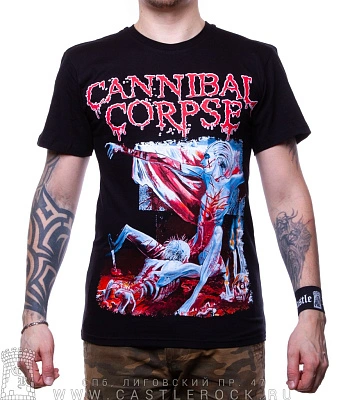 футболка cannibal corpse "tomb of the mutilated"