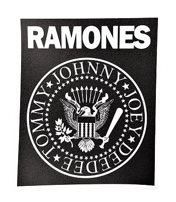наклейка виниловая ramones (герб)