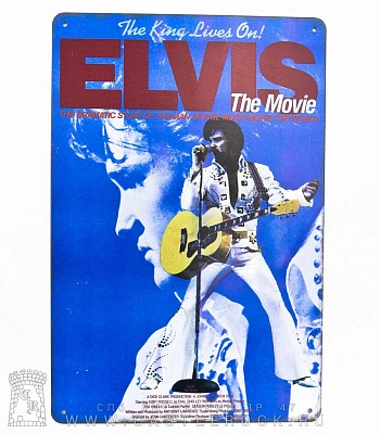 табличка elvis presley "the movie"