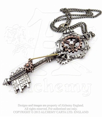 подвес alchemy gothic (алхимия готик) p671 septagramic coercion gearwheel key