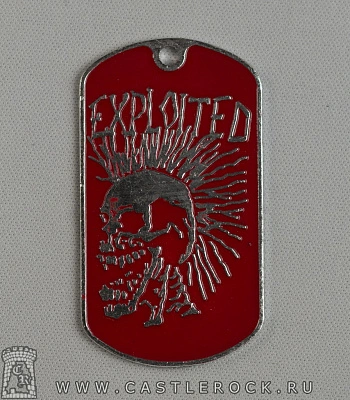 жетон exploited (красный фон)