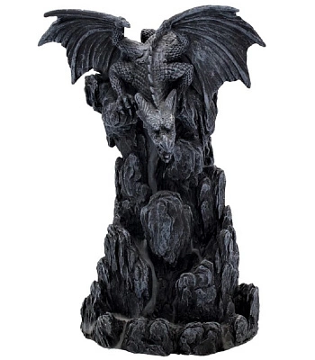 подставка под благовония дракон на скале