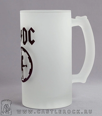 кружка пивная стеклянная ac/dc angus young