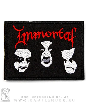 нашивка immortal (группа, вышивка)