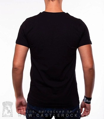 футболка beatles (группа, надпись синяя)