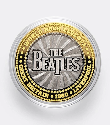 монета сувенирная малая beatles