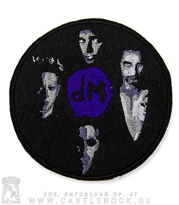 нашивка depeche mode "songs of faith and devotion" (вышивка)