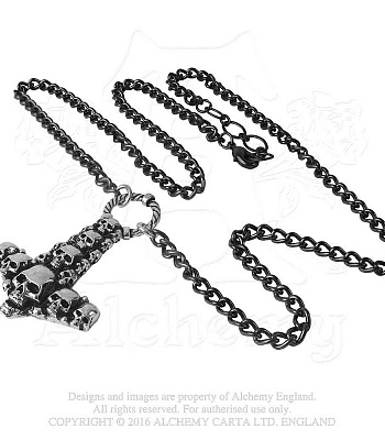 подвес alchemy gothic (алхимия готик) p754 skullhammer
