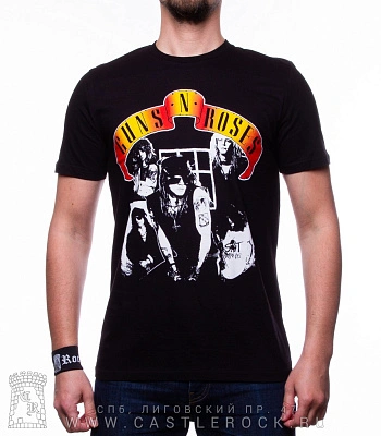 футболка guns'n'roses "here today... gone to hell" (группа)